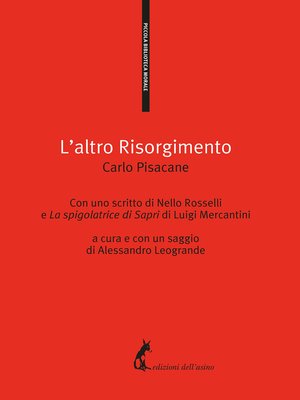 cover image of L'altro Risorgimento